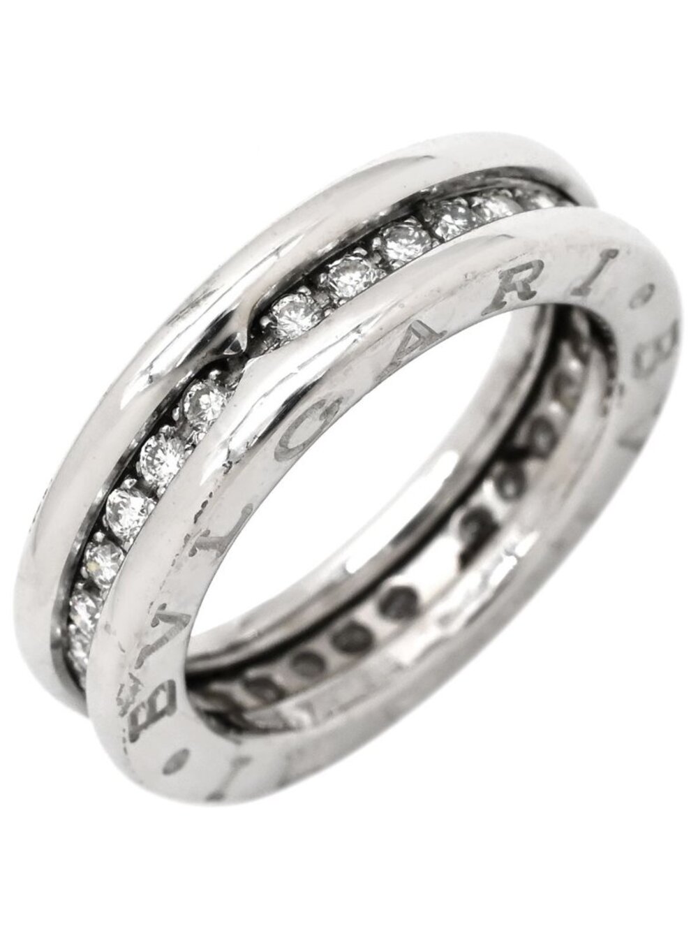 Bvlgari Ring B.zero1 XS Pave Diamond White Gold 49 750 Band